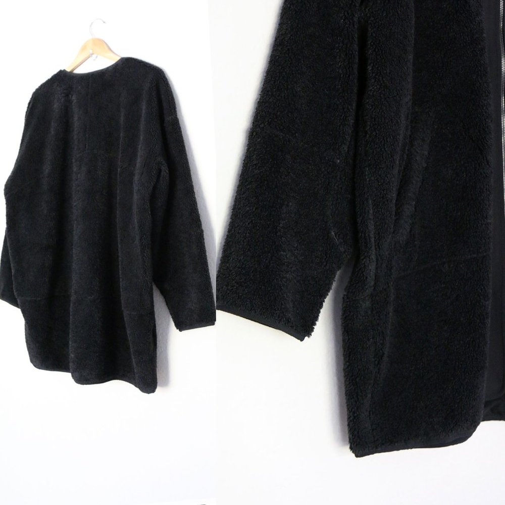 NEW Lululemon Collarless Textured Fleece Full Zip 14 Jacket Coat Longline $198 - Picture 15 of 16